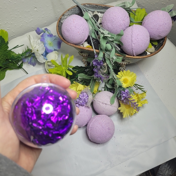 5 Bath bombs heavy scented lavender - Picture 10 of 15